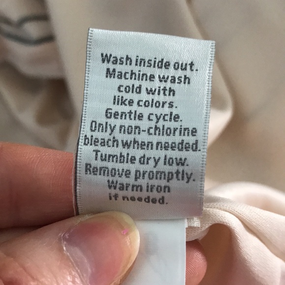 LC Lauren Conrad linen blend peach maxi dress size medium - Picture 9 of 9